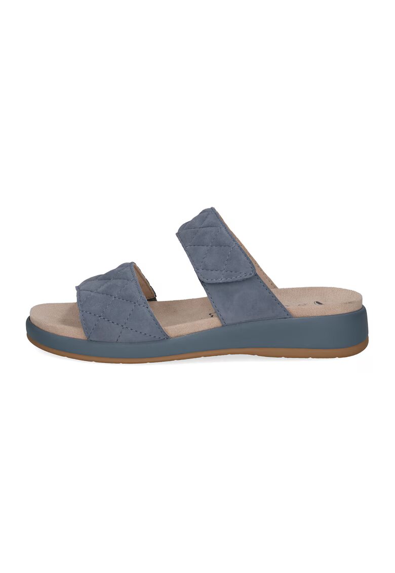 Caprice Papuci de piele - Albastru inchis