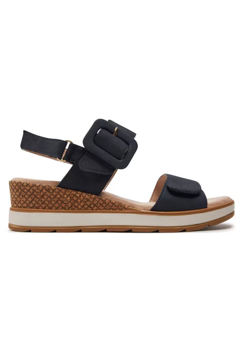 Caprice Sandale dama - 30366655239 - Piele naturala/Piele nabuc - Bleumarin