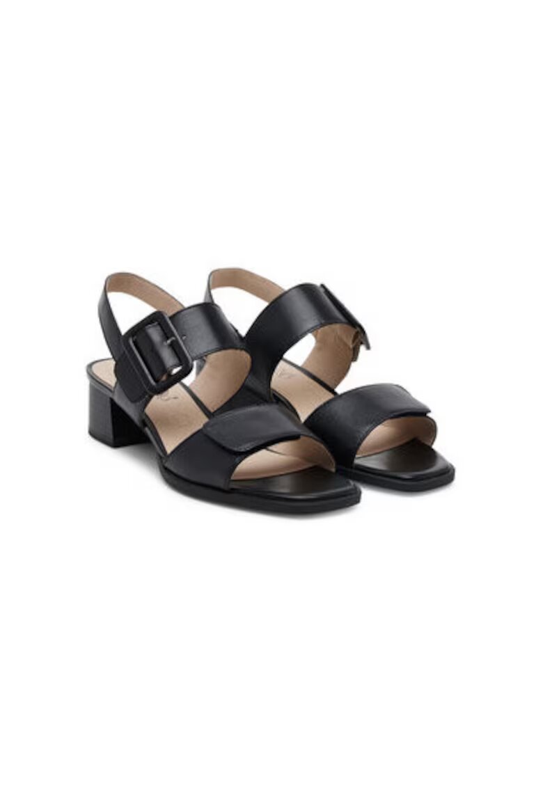 Caprice Sandale dama - 9-28205-44 - Piele naturala - Negru - Negru
