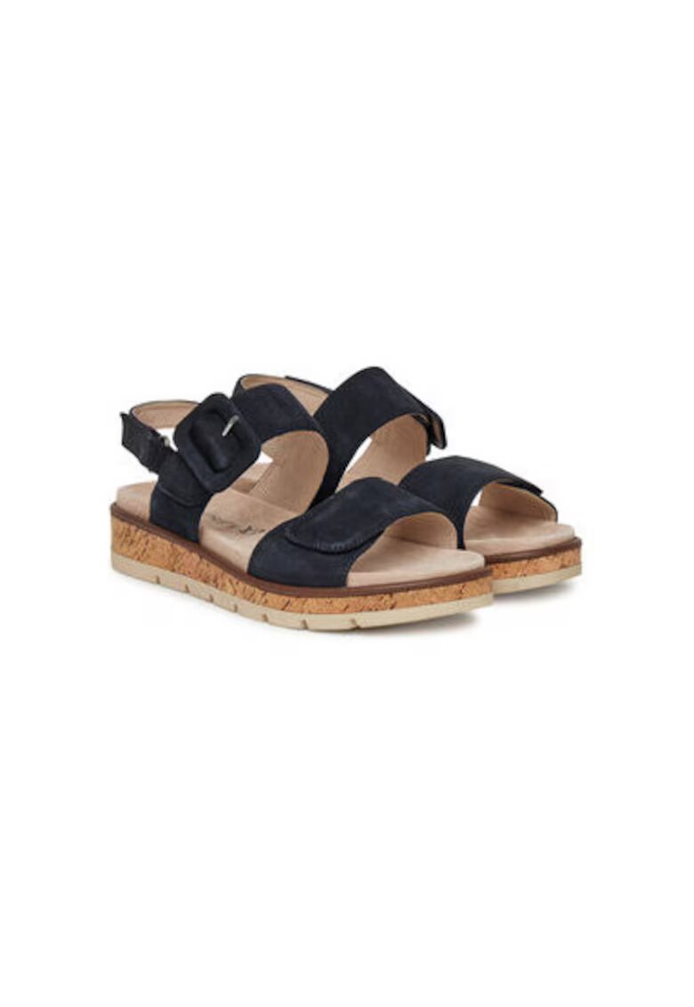Caprice Sandale dama - 9-28714-44 - Piele naturala - Albastru - Albastru