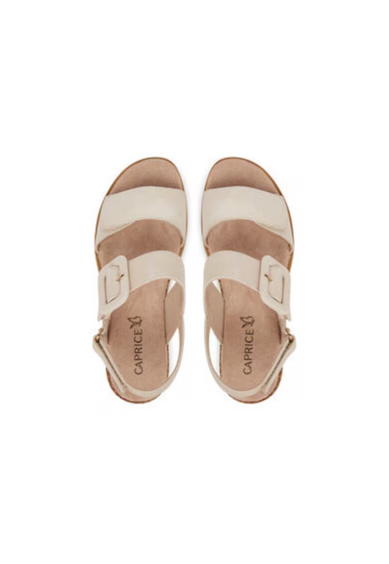 Caprice Sandale dama - 9-28753-42 - Piele naturala - Alb - Alb