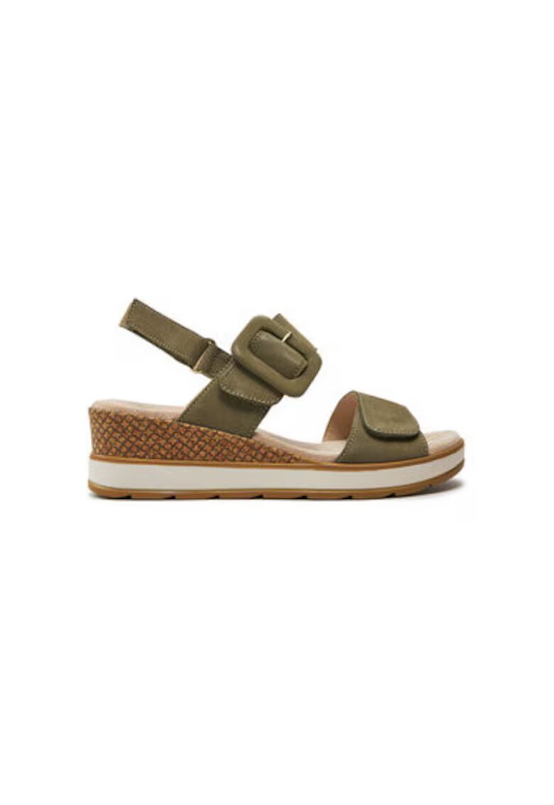 Caprice Sandale dama - 9-28753-42 - Piele naturala - Kaki