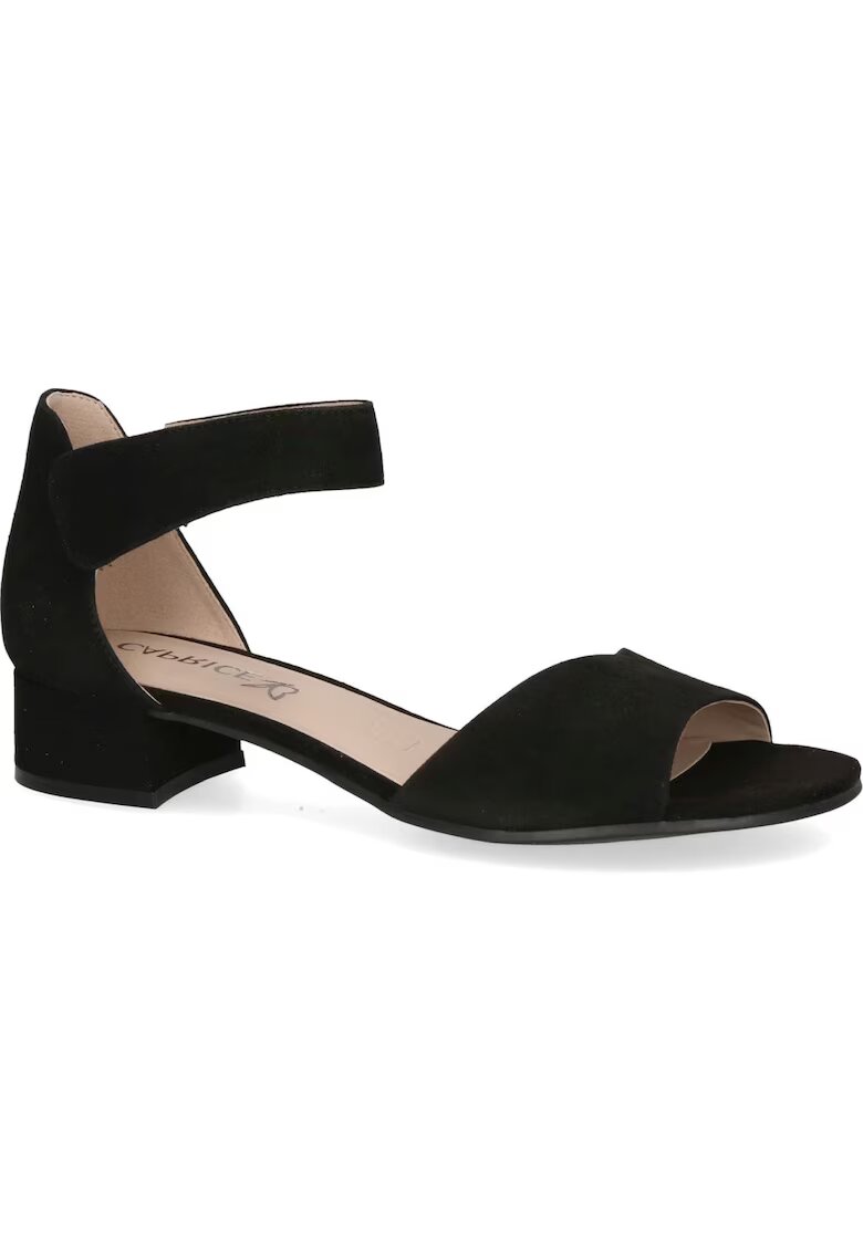 Caprice Sandale dama piele naturala - casual - toc jos - negru - Negru