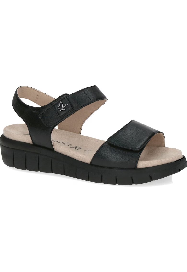 Caprice Sandale dama Piele naturala - negru - Negru