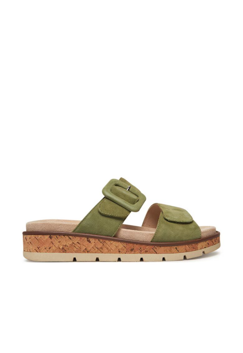 Caprice Slapi dama - 9-27206-44 - Piele naturala - Verde - Verde
