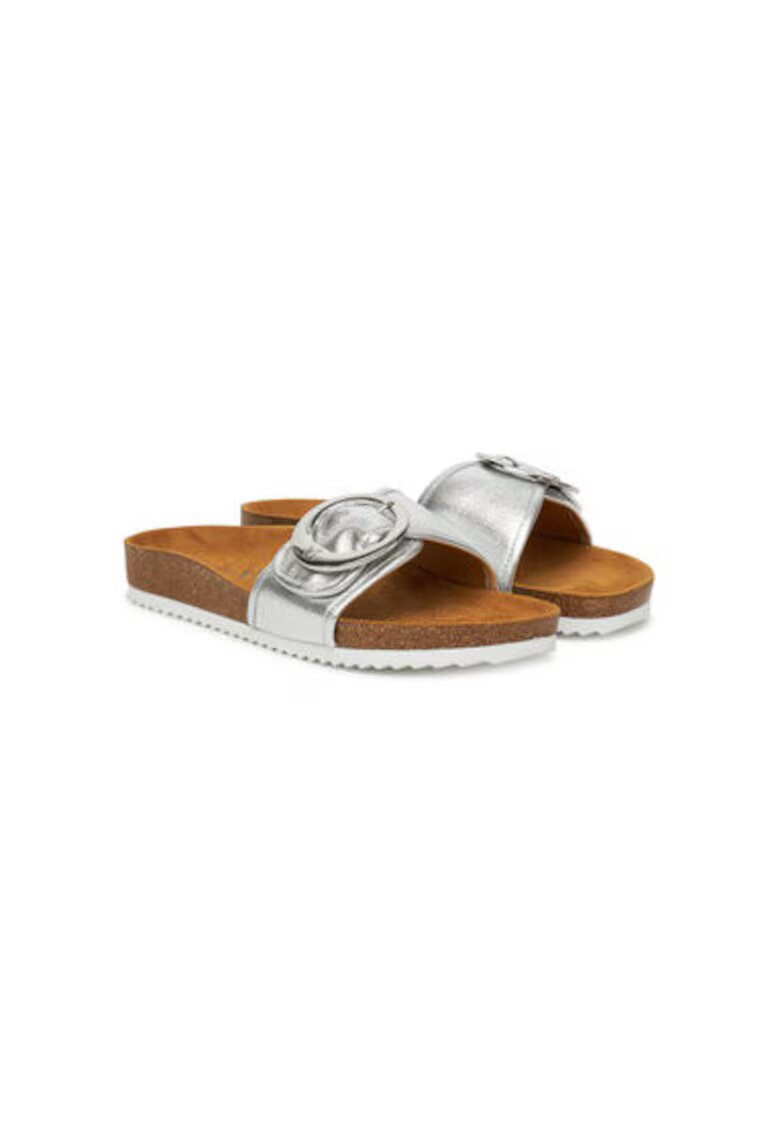 Caprice Slapi dama - 9-27401-44 - Piele naturala - Argintiu - Argintiu