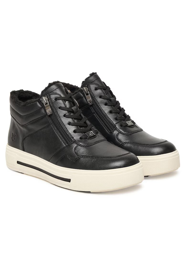 Caprice Tenisi dama 022 9-26251-45 - negru - piele naturala