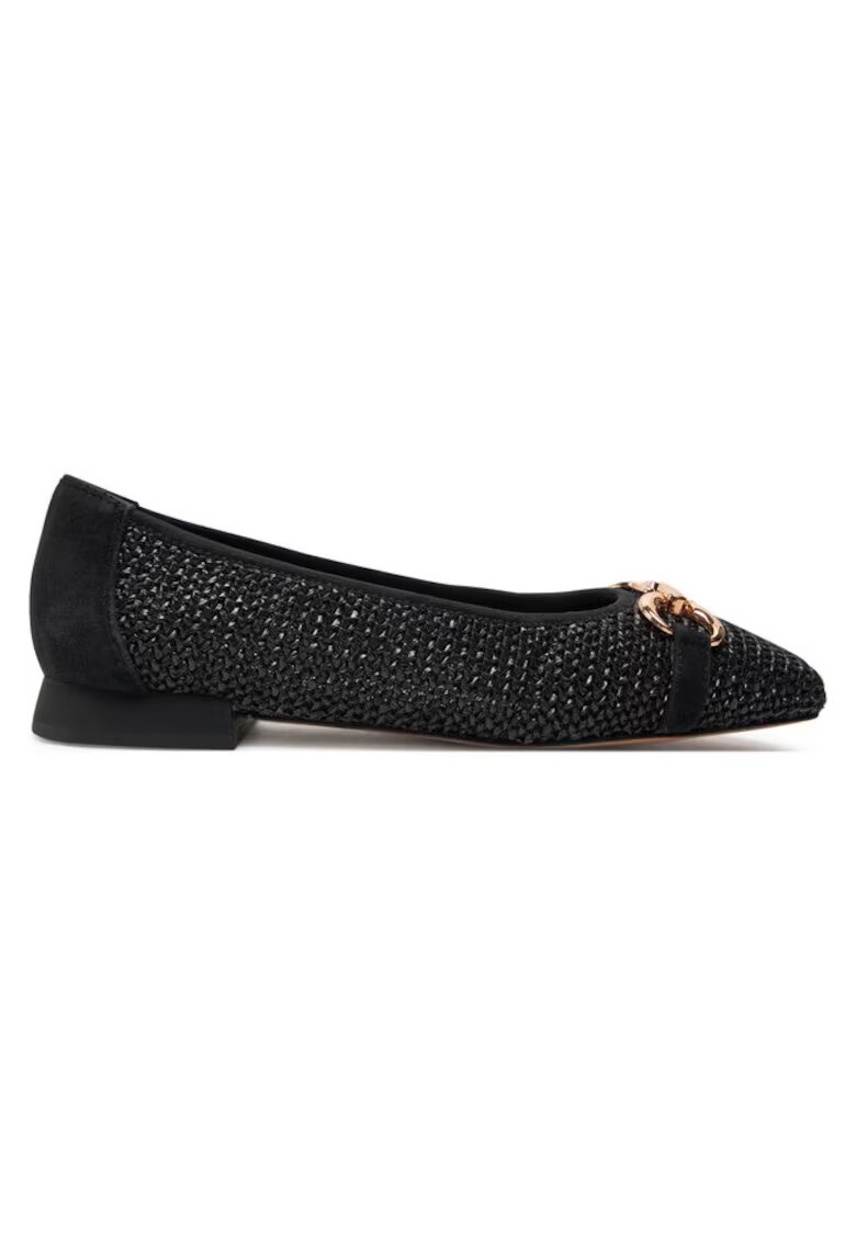 Caprice Tenisi dama 303662615 - Piele naturala - Negru