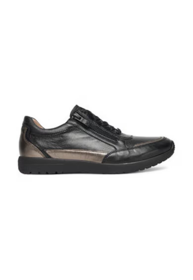 Caprice Tenisi dama - piele naturala - negru - Negru/Maro
