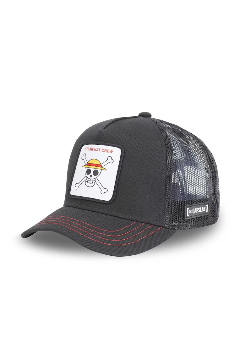 CapsLab Sapca barbati Straw Hat Crew - Bumbac/Poliester - Negru - Ajustabila