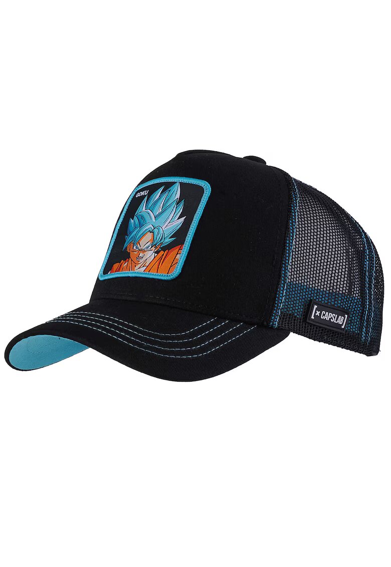 CapsLab Sapca baseball pentru barbati - Freegun Dragon Ball Z Goku Cap CL-DBS3-1-CAS-GOK1 - Negru - One size