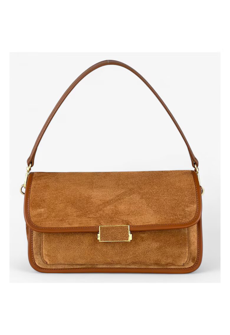 CARESTA Geanta Baguette Velour - Coniac