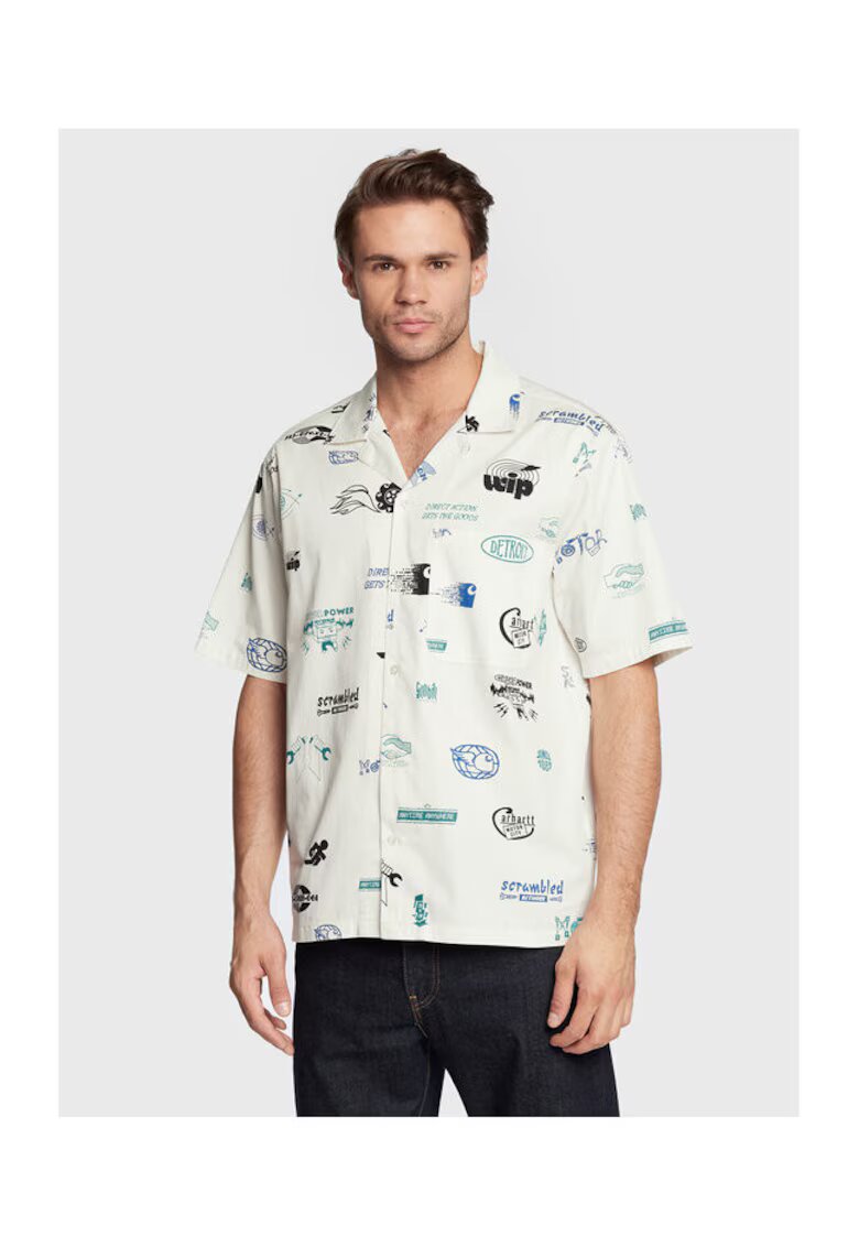 Carhartt WIP Camasa barbati - 300979754 - Bumbac - Bej - Bej