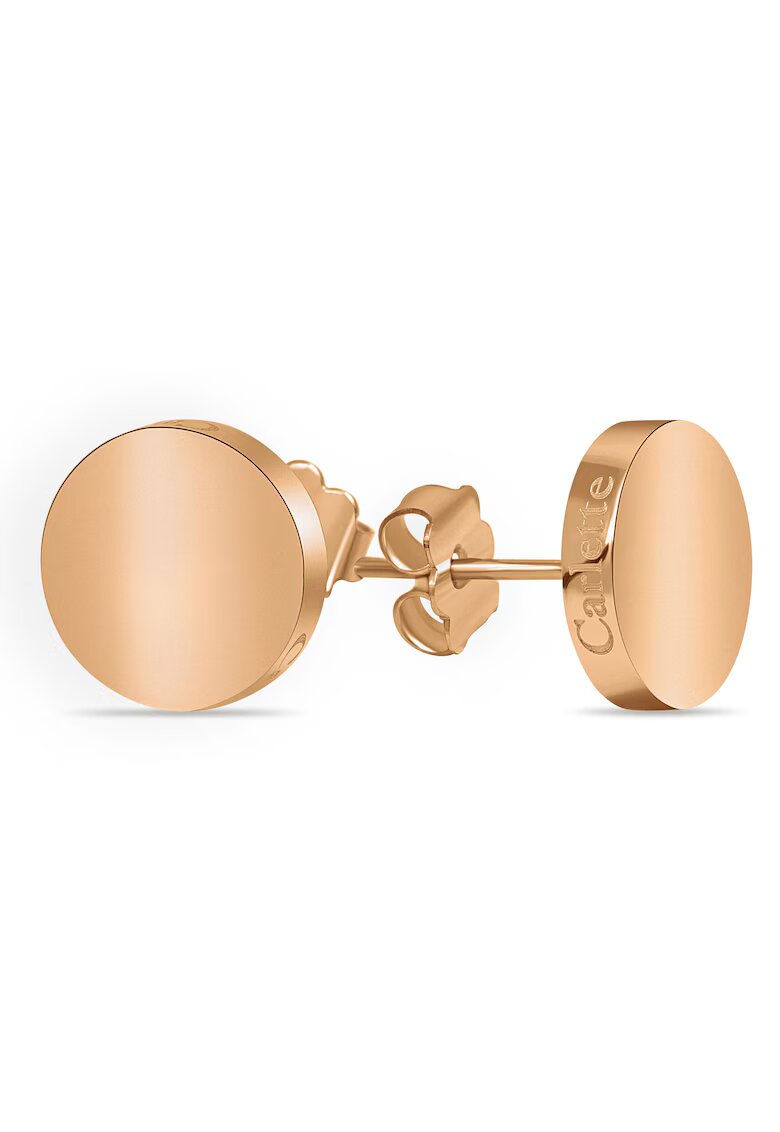 Carlette Cercei din otel inoxidabil hipoalergenic - placati cu aur 14k Simply You