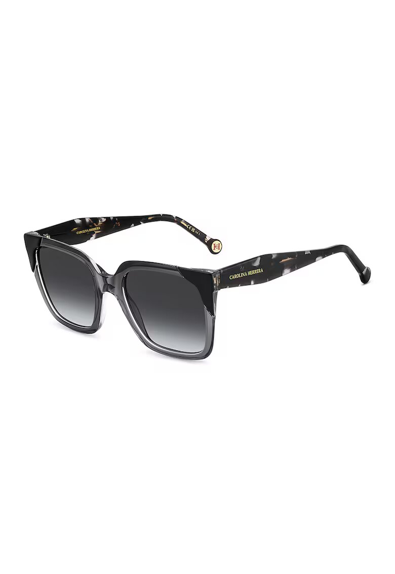 Carolina Herrera Ochelari de soare butterfly cu lentile in degrade - Negru stins