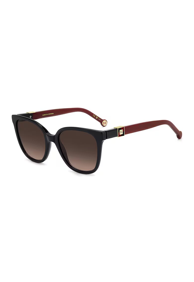 Carolina Herrera Ochelari de soare butterfly - Rosu/Negru