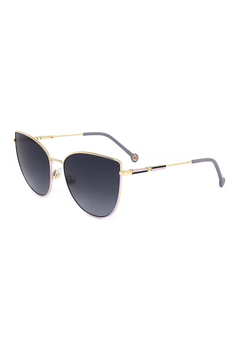Carolina Herrera Ochelari de soare cat-eye cu lentile in degrade - Auriu/Lila