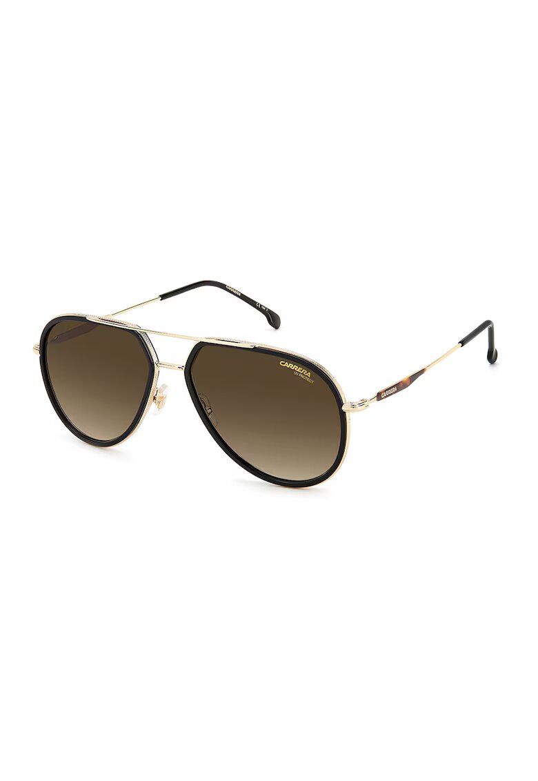 Carrera Ochelari de soare aviator unisex cu lentile in degrade - Auriu - Maro -
