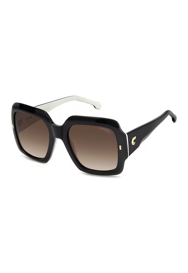 Carrera Ochelari de soare cu lentile patrate cu model in degrade - Negru - Negru