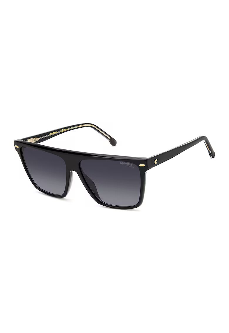 Carrera Ochelari de soare patrati cu lentile in degrade - Negru