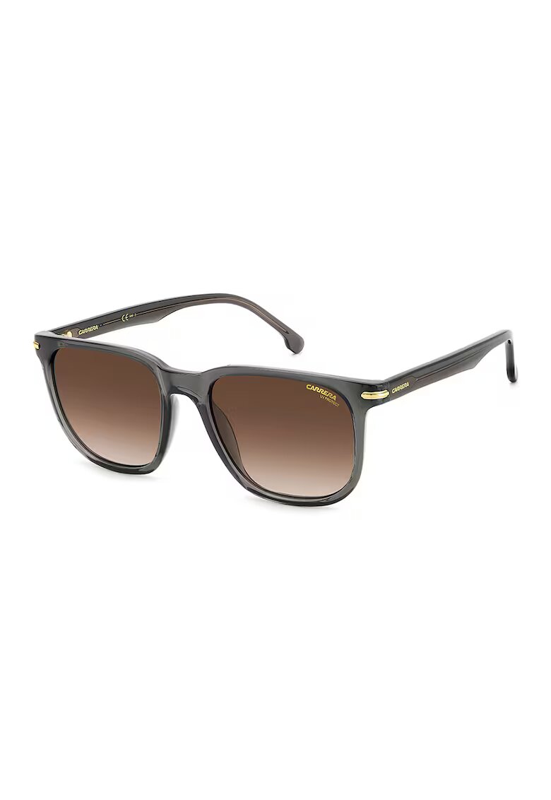 Carrera Ochelari de soare patrati unisex - Auriu/Gri