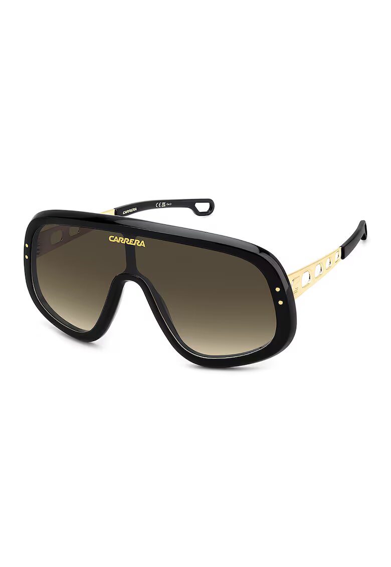 Carrera Ochelari de soare shield cu logo - Auriu