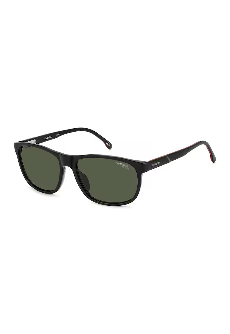 Carrera Ochelari de soare wayfarer cu lentile polarizate - Rosu/Negru/Gri