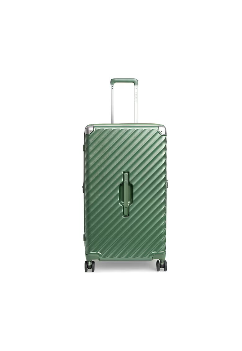 CarryOn Troler mare extensibil Trunk - policarbonat - 79x45x37 cm - bagaj de cala - cifru TSA - 4 roti cu suspensii - verde - 79 cm