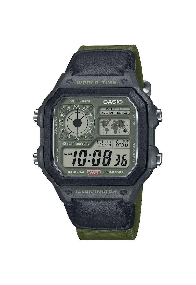 Casio Ceas Cuart gri pentru barbati Japonez