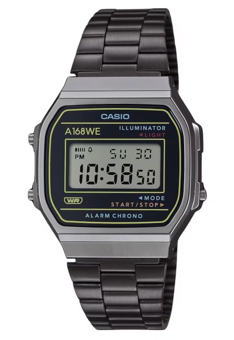 Casio Ceas unisex Vintage Heritage - rasina/inox - afisaj digital - negru - 36.3x9.6mm