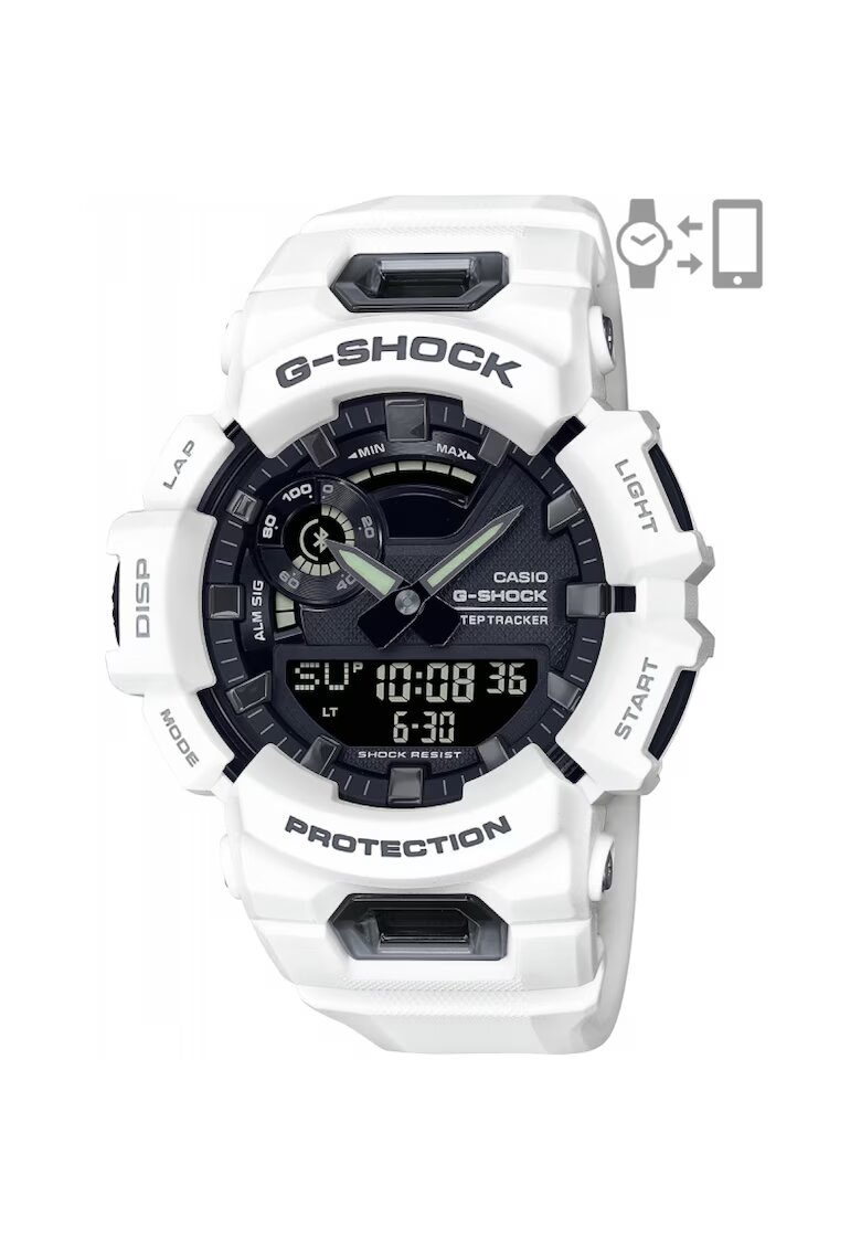 Casio G-Shock Ceas Barbati - Hybrid G-Squad Bluetooth GBA-900-7A 1216482676 - Alb