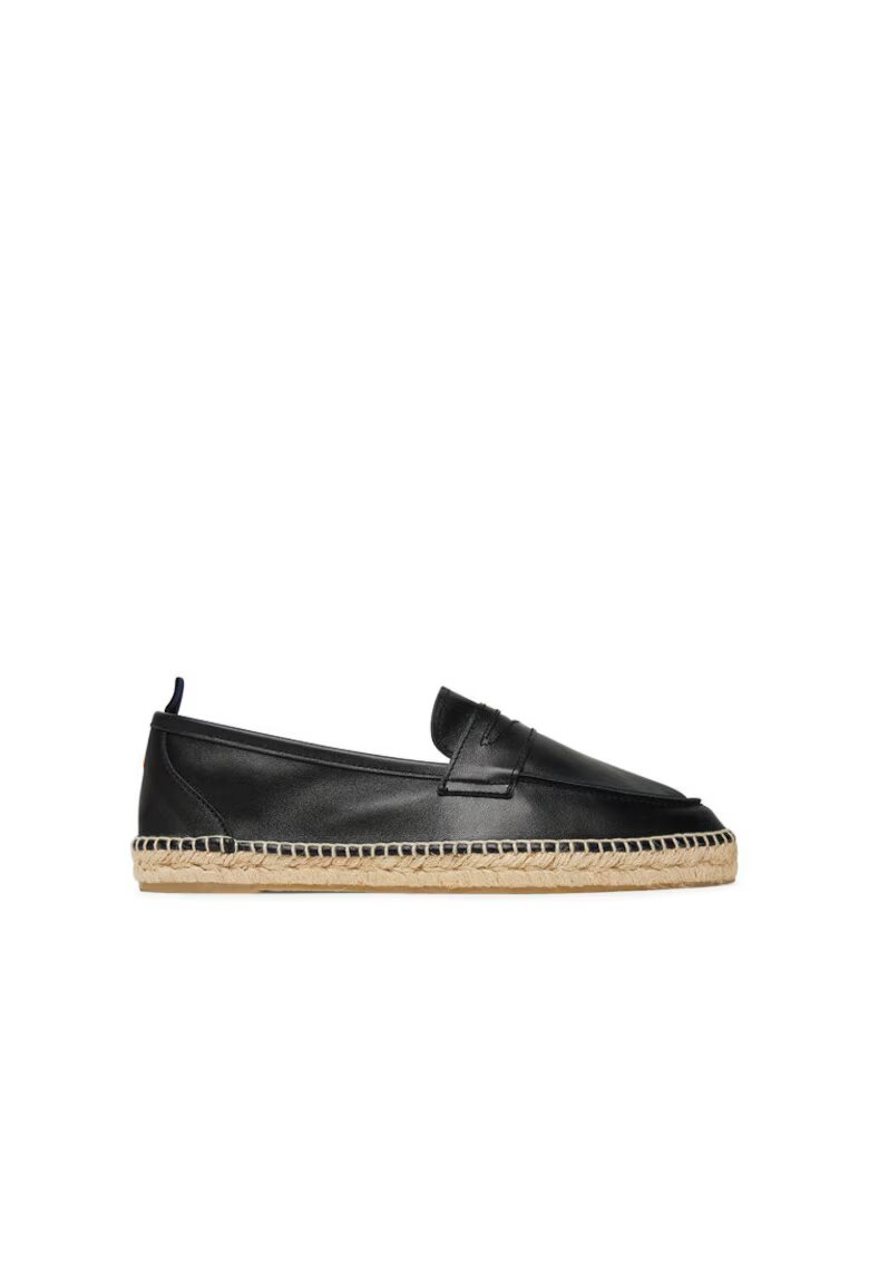 Castañer Espadrile barbati 025730-100 - Piele naturala - Negru