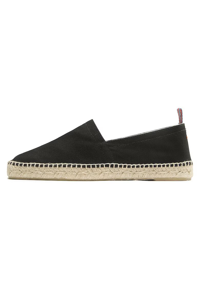 Castañer Espadrile barbati 21036 - Piele naturala - Negru