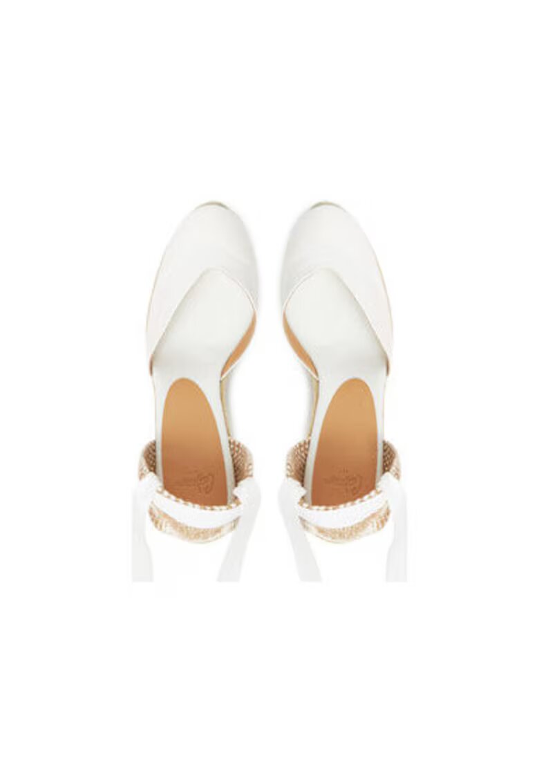 Castañer Espadrile dama 020992-200 - Textil - Alb