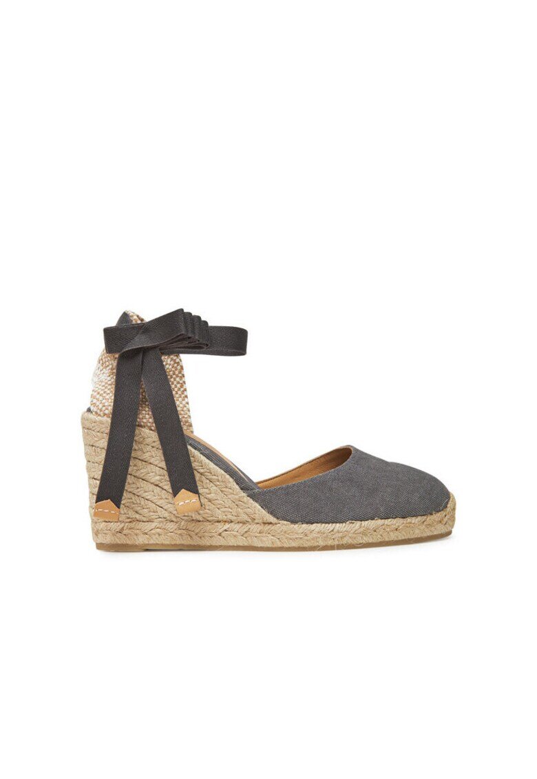 Castañer Espadrile dama 021642-111 - Textil - Gri