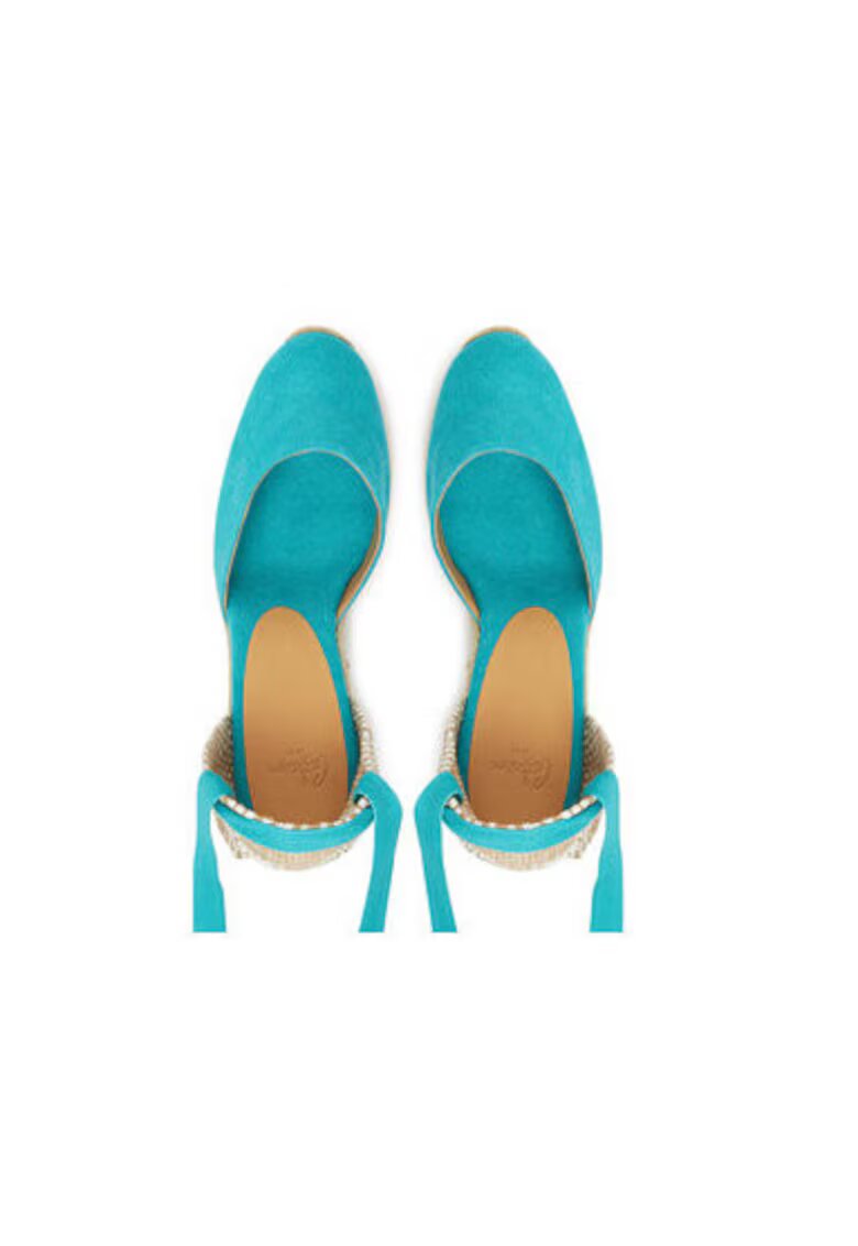 Castañer Espadrile dama 021642-322 - Textil - Turcoaz