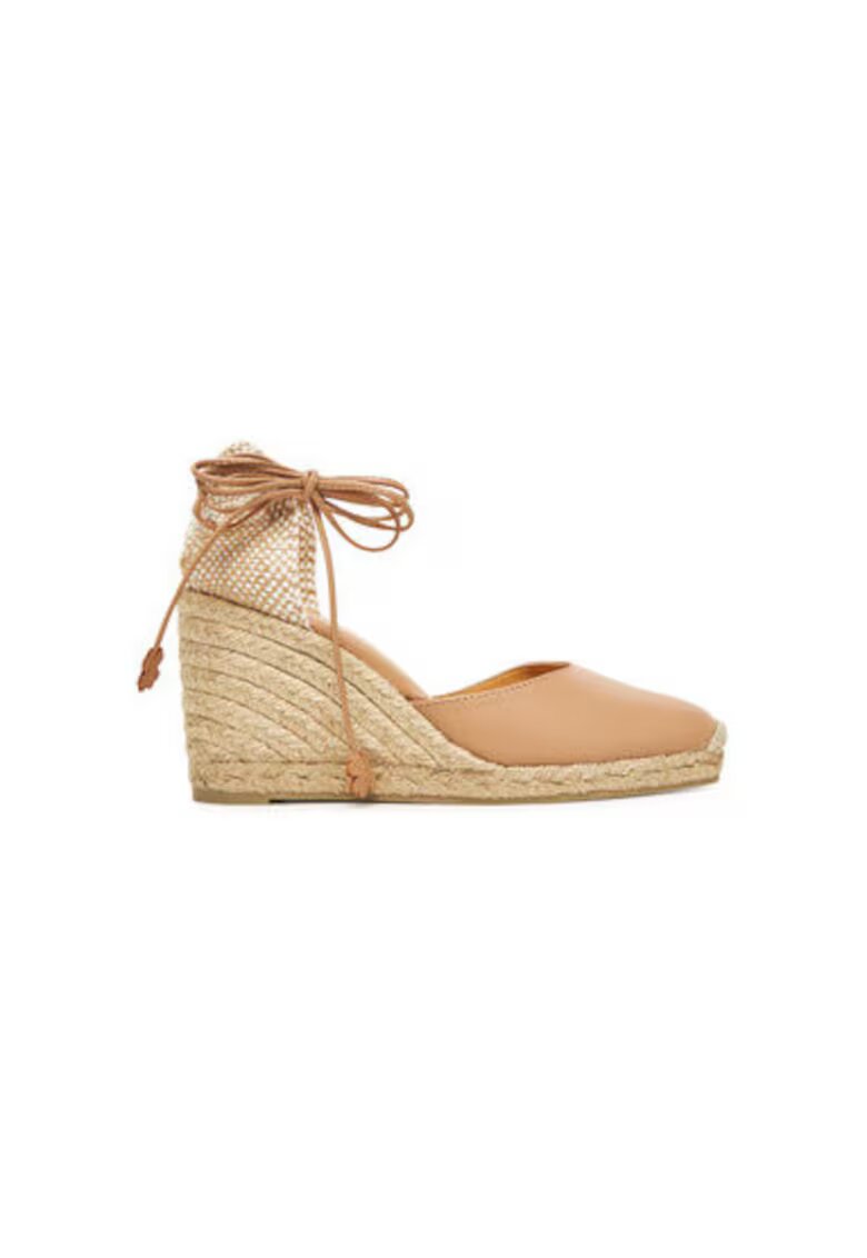 Castañer Espadrile dama 025337-2013 - Piele naturala - Bej