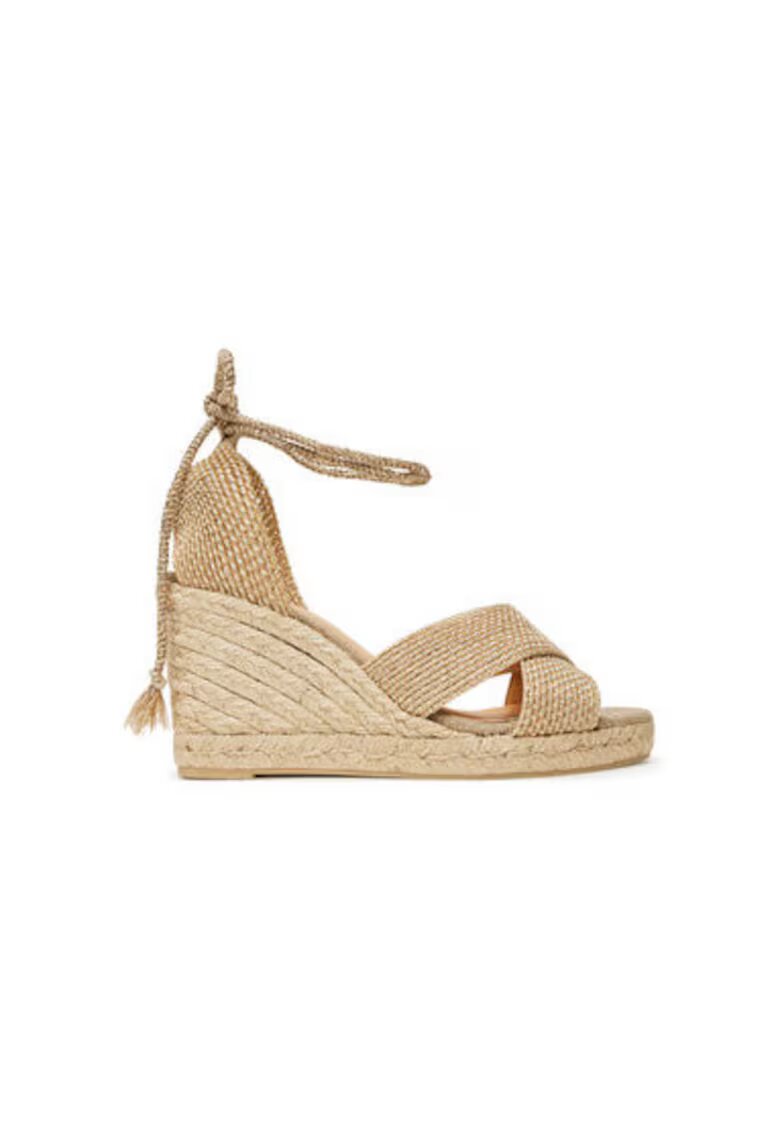 Castañer Espadrile dama 025534-3000 - Textil - Bej