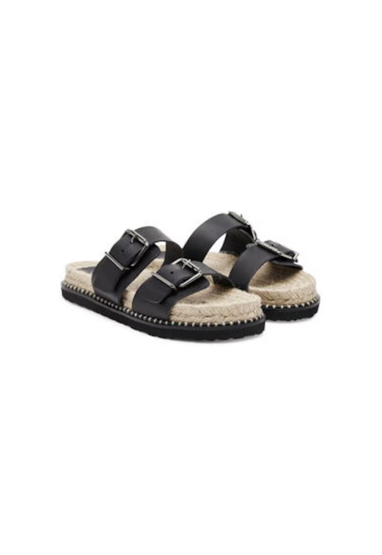 Castañer Espadrile dama 025673-100 - Piele naturala - Negru