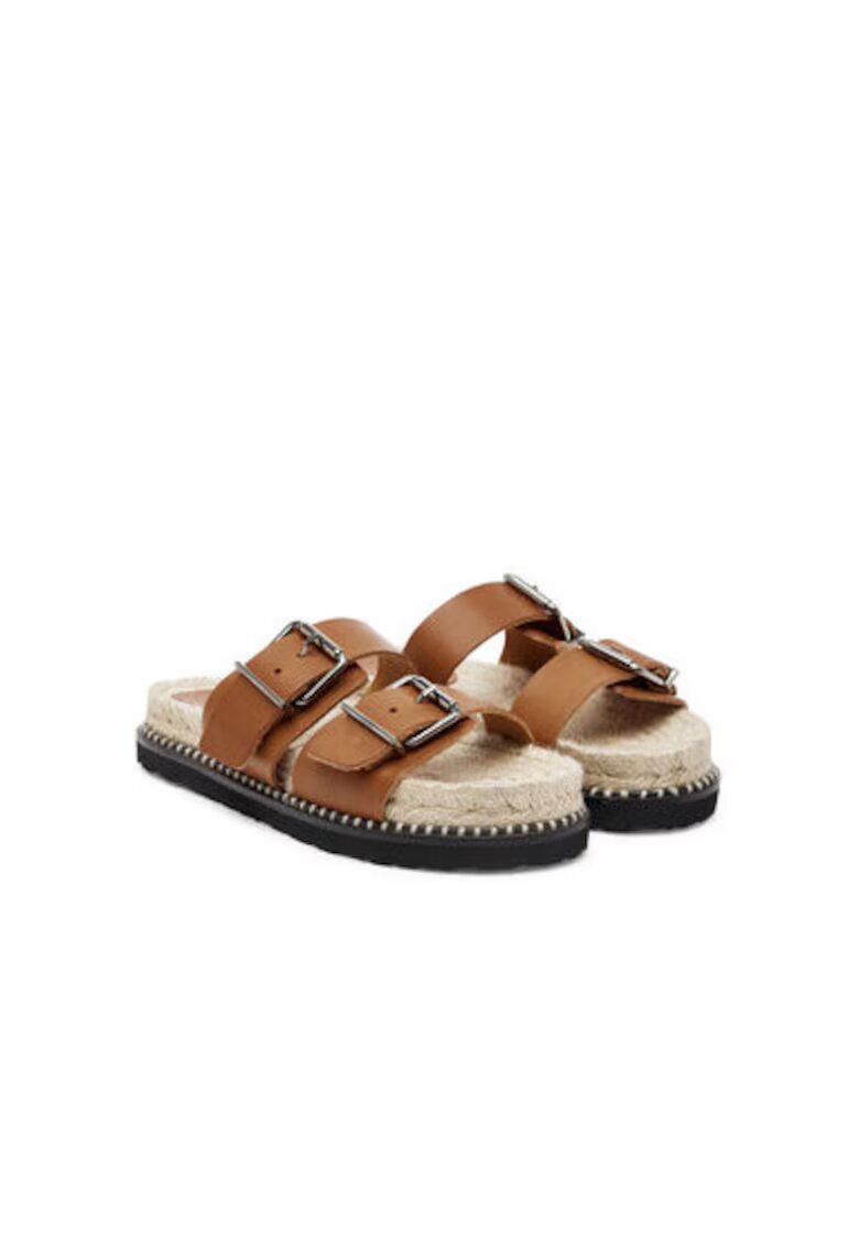Castañer Espadrile dama 025673-2003 - Piele naturala - Maro