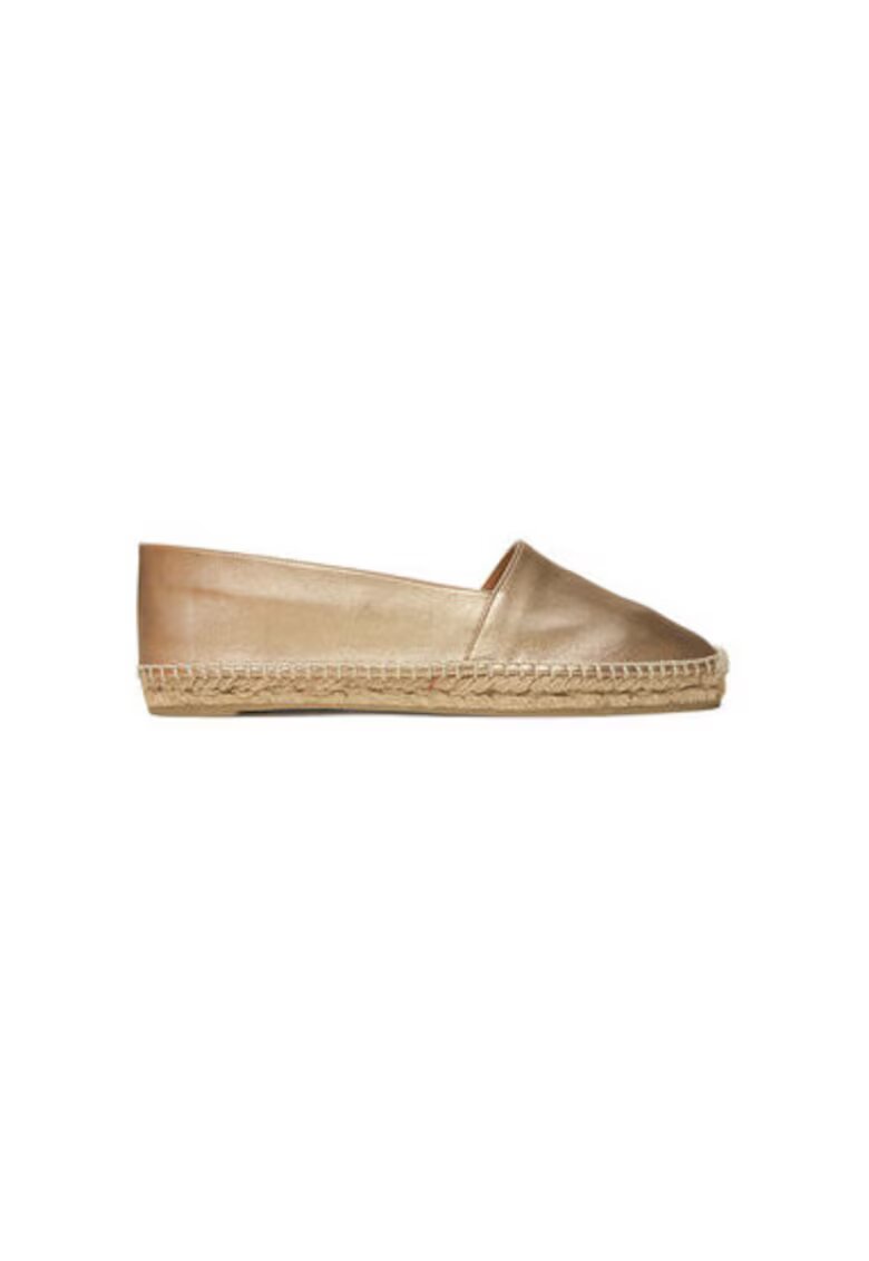 Castañer Espadrile dama 025708-3000 - Piele naturala - Auriu