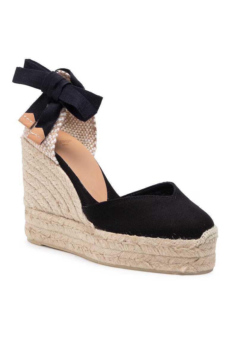 Castañer Espadrile dama 20992100 - Textil - Negru