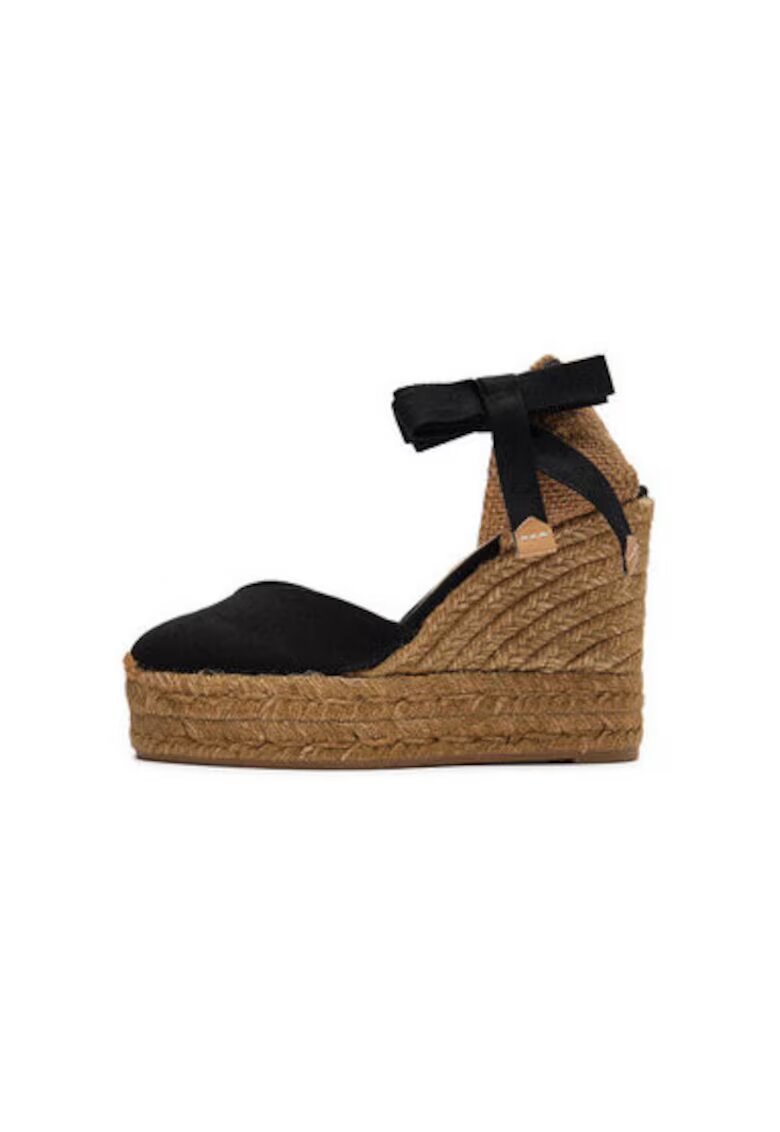 Castañer Espadrile dama 21458 - Textil - Negru