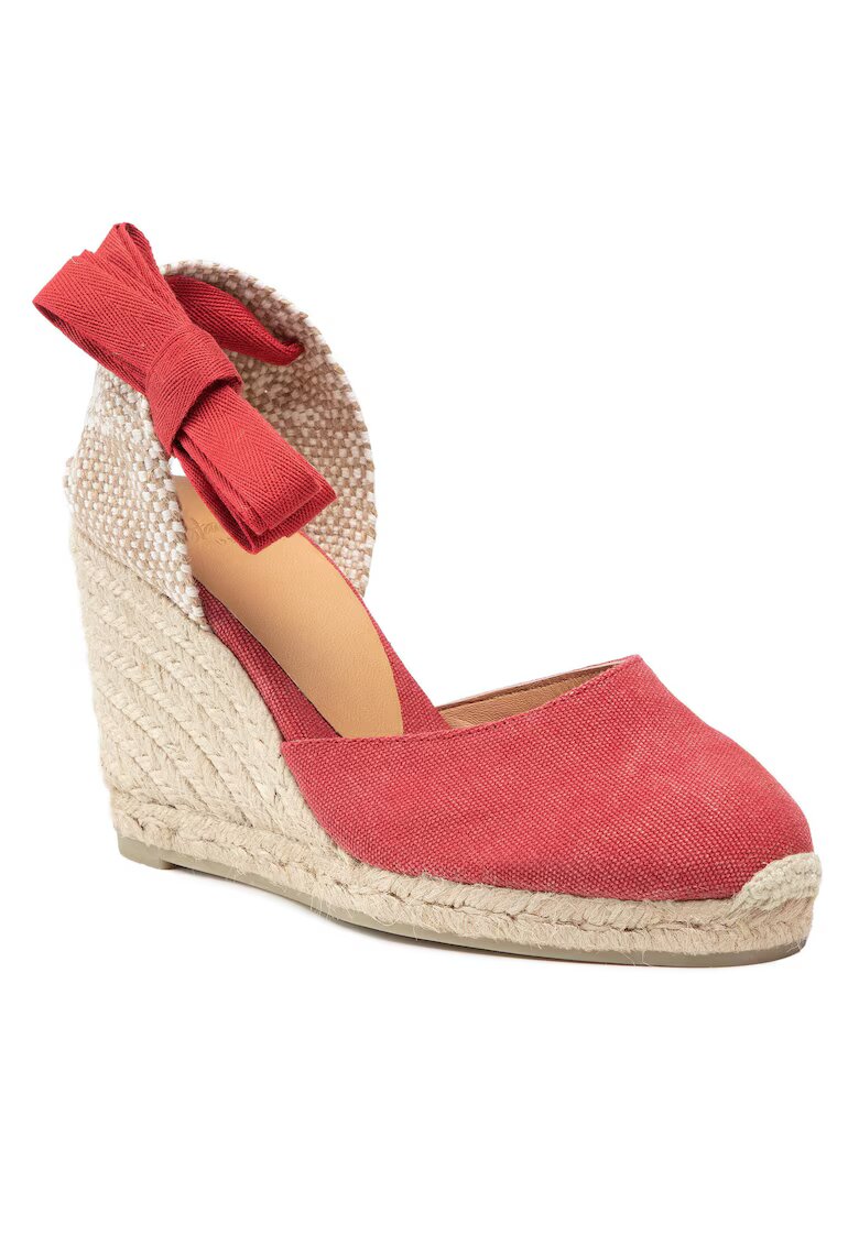 Castañer Espadrile dama 21642 - Textil - Rosu - Rosu