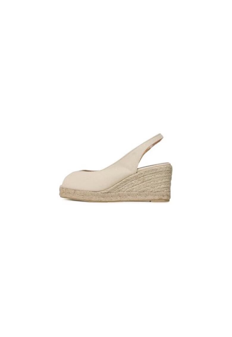 Castañer Espadrile dama 302476534 - Piele naturala - Alb - Alb