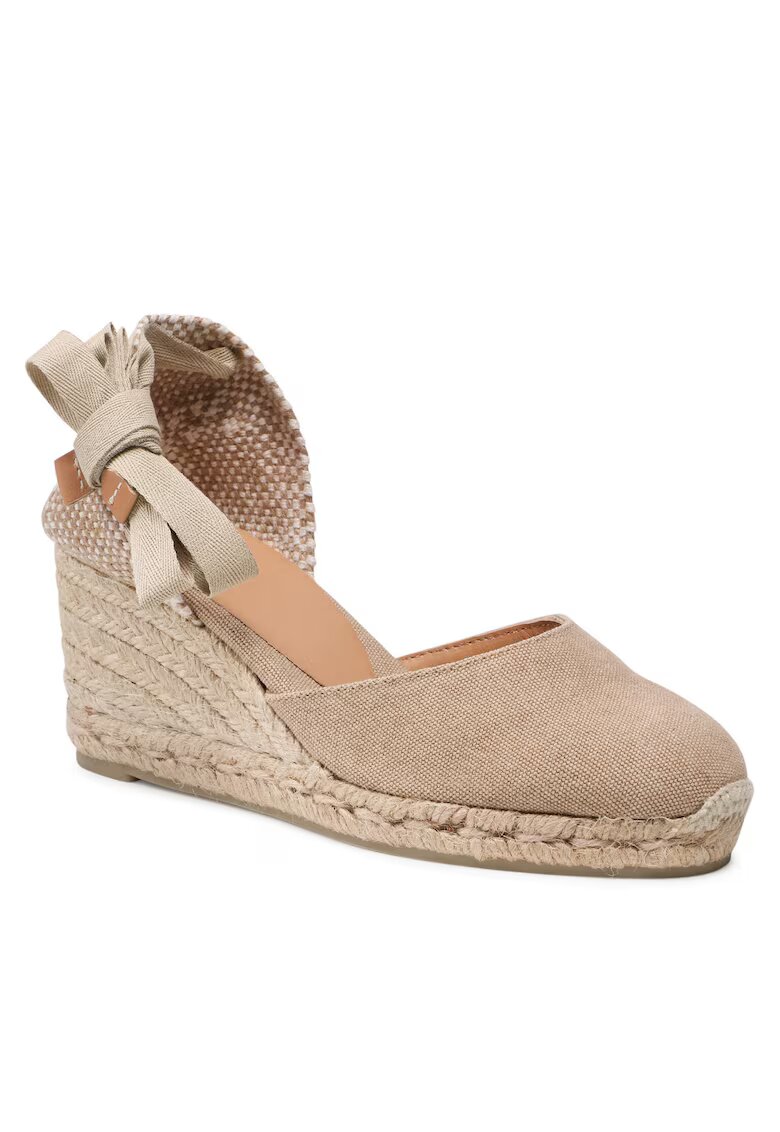 Castañer Espadrile dama model 21644 - material textil - culoare bej - Bej
