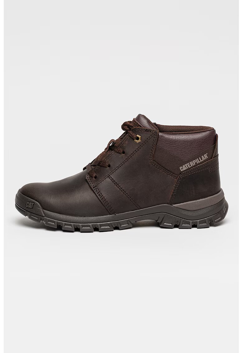 CAT Ghete de piele Threshold - Maro inchis