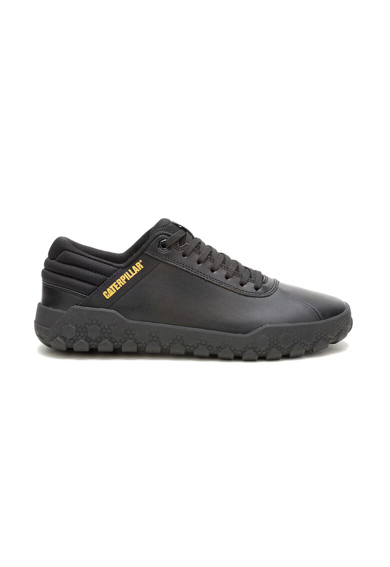 CAT Pantofi sport de piele cu logo - Galben/Negru stins