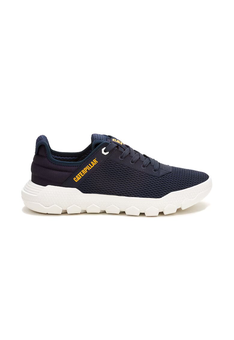 CAT Pantofi sport de plasa cu logo - Galben/Albastru ultramarin