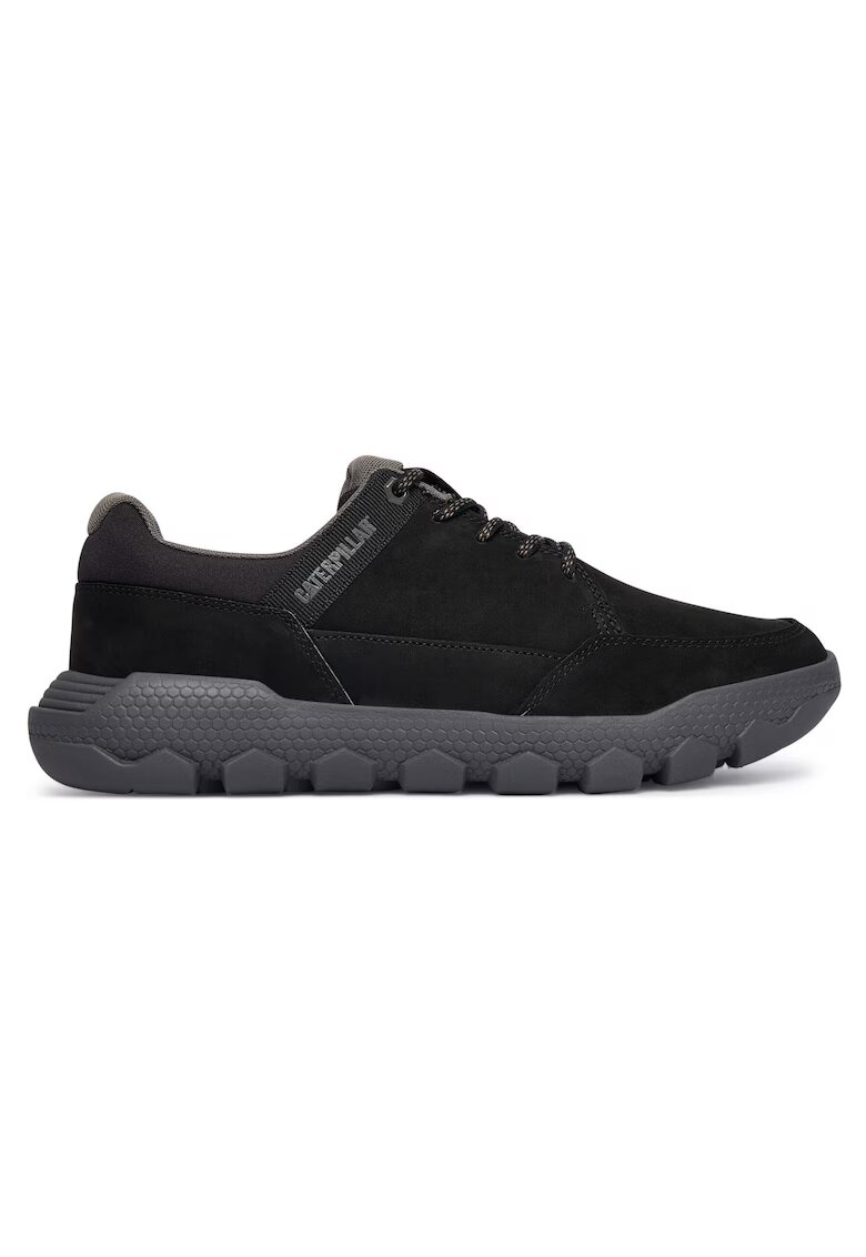 CAT Tenisi barbati Black Hex Lite Cruise Mid - piele naturala - negru